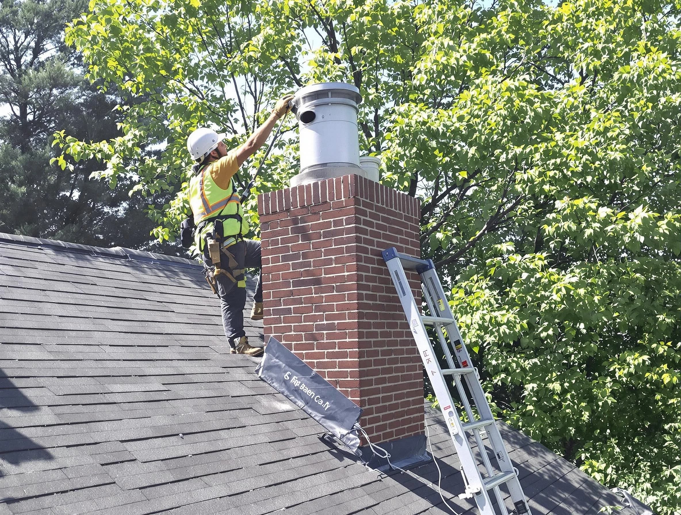 Chimney liner inspection by East Windsor Chimney Sweep in East Windsor, NJ