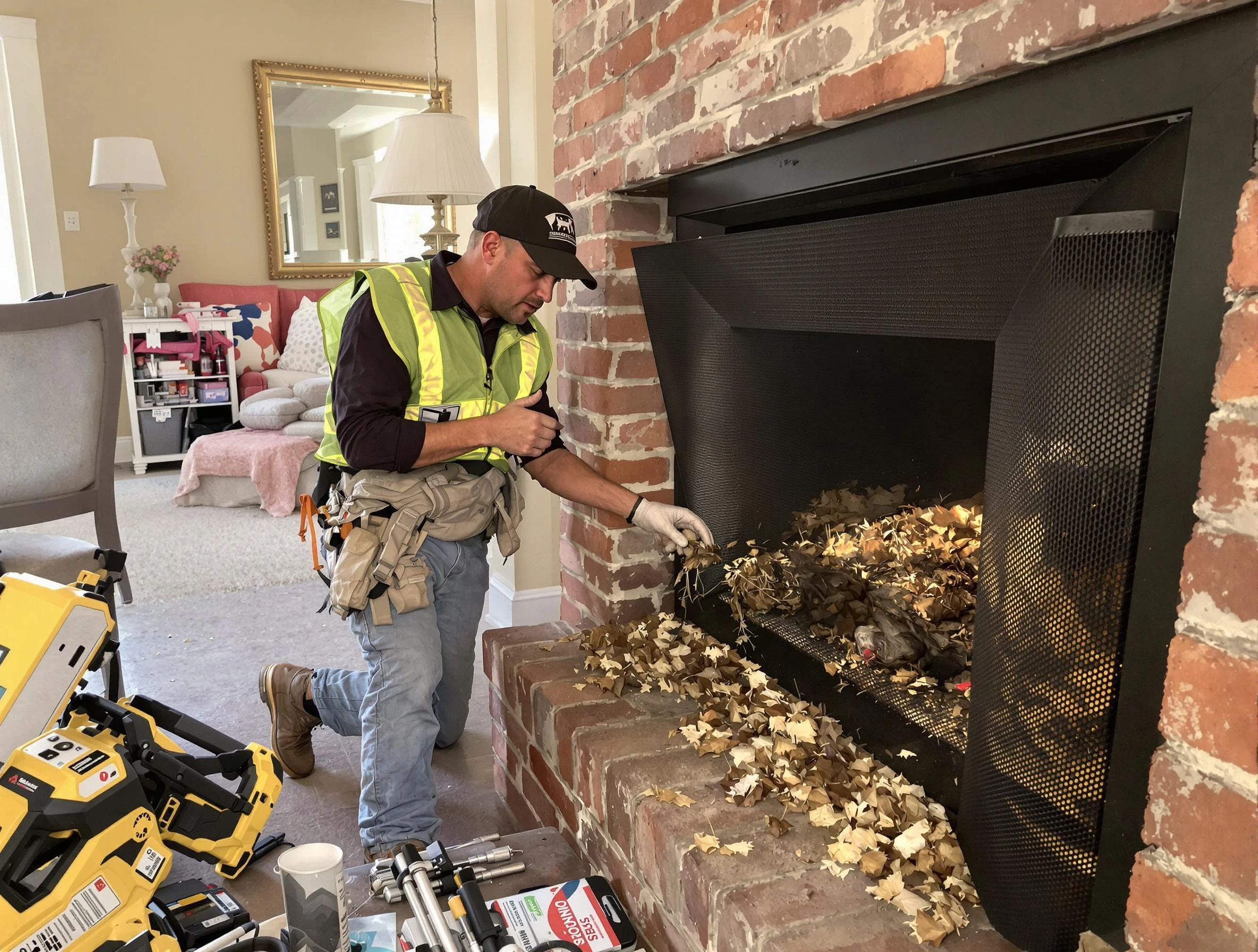 Safe screening installation by East Windsor Chimney Sweep in East Windsor, NJ