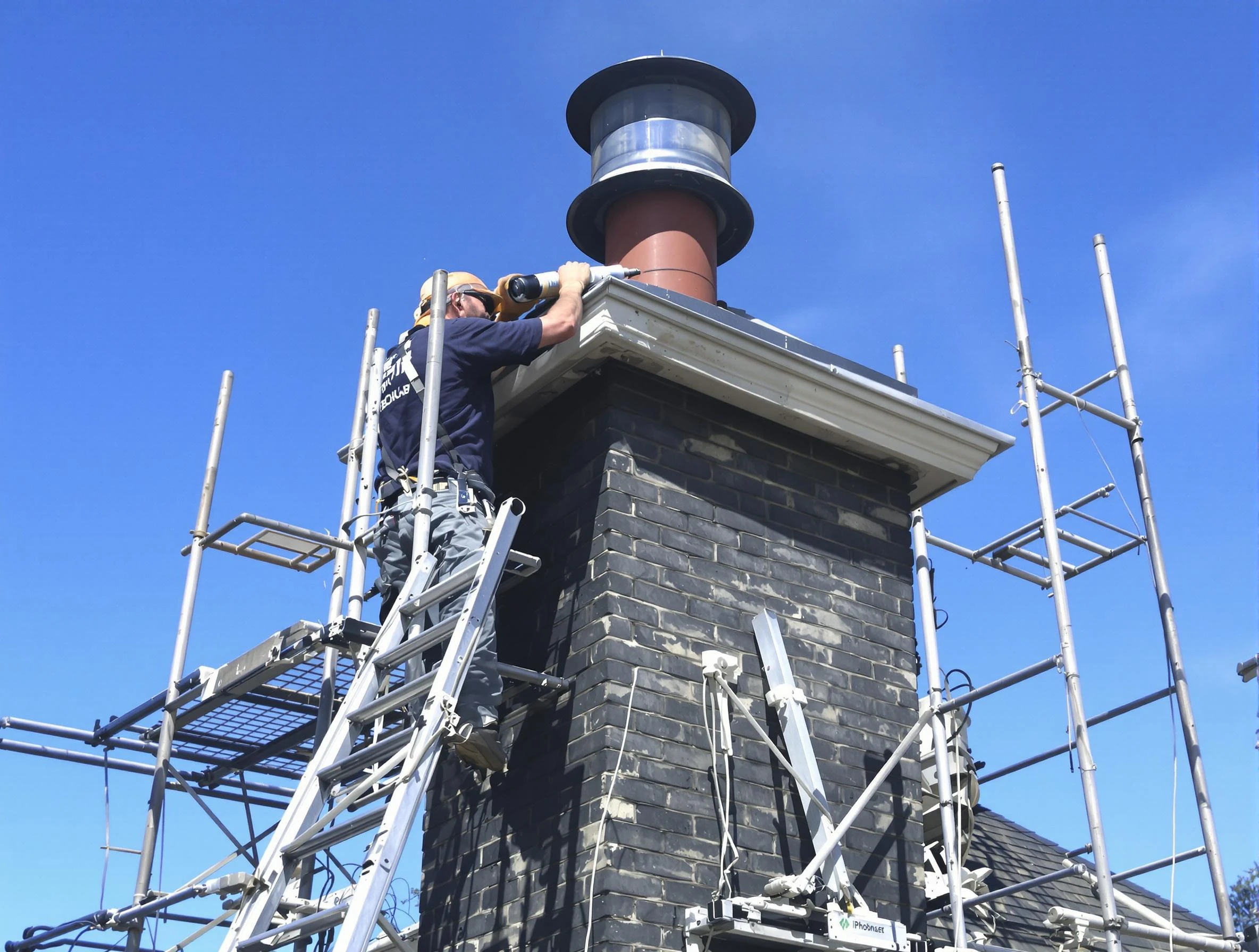 Sturdy chimney crown finished by East Windsor Chimney Sweep in East Windsor, NJ