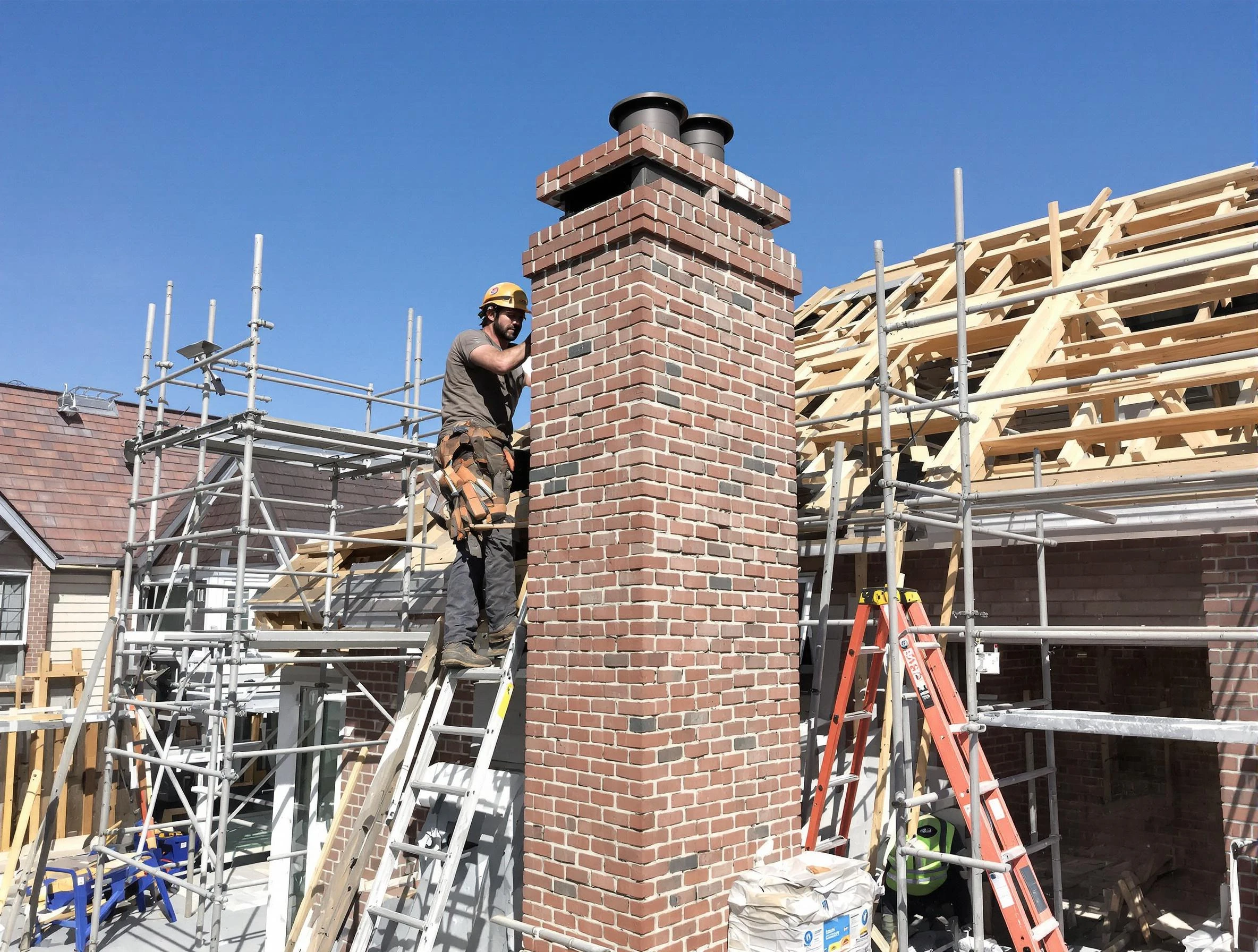 New chimney installation completed by East Windsor Chimney Sweep in East Windsor, NJ