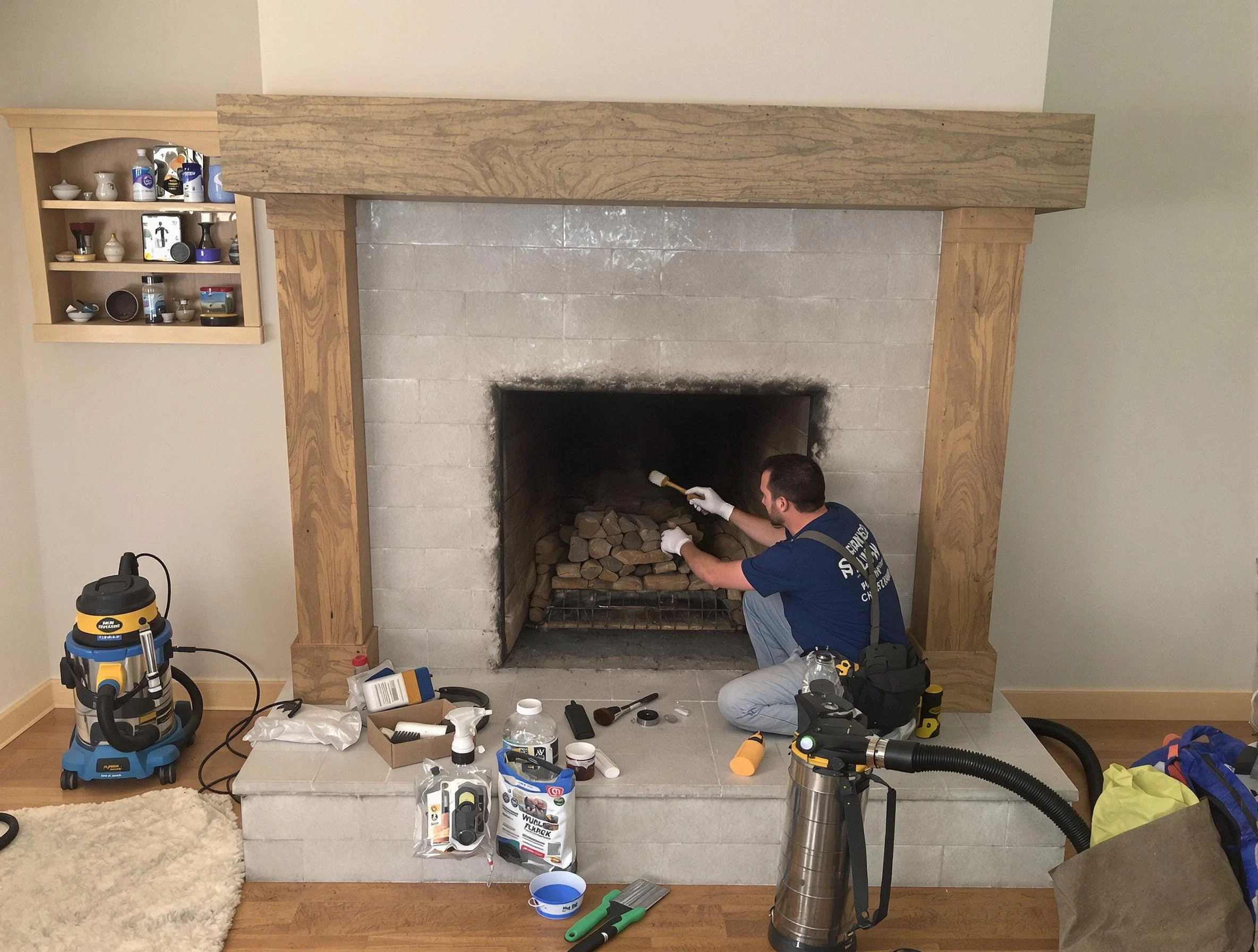 Detailed creosote removal process by East Windsor Chimney Sweep in East Windsor, NJ