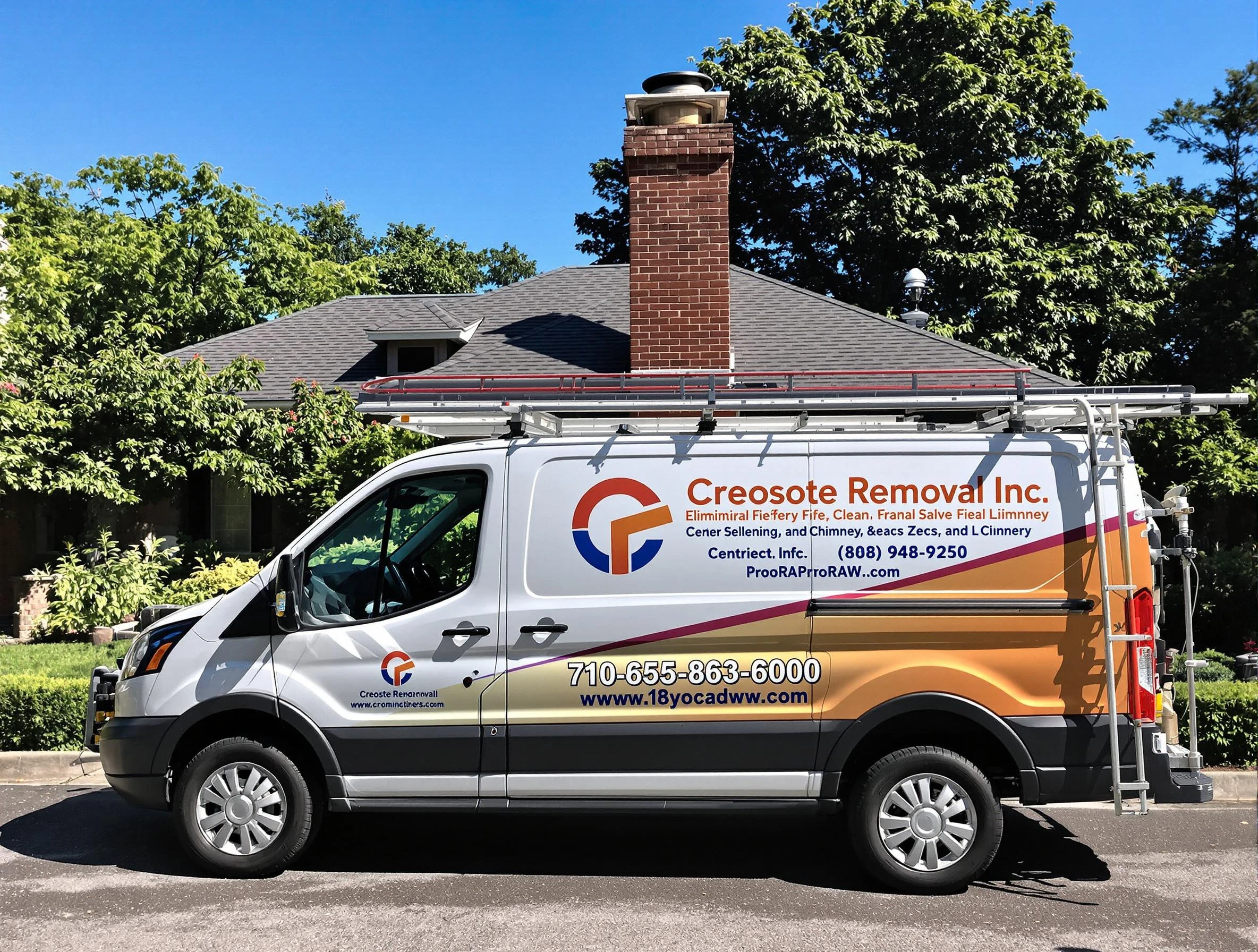East Windsor Chimney Sweep technician removing creosote safely in East Windsor, NJ